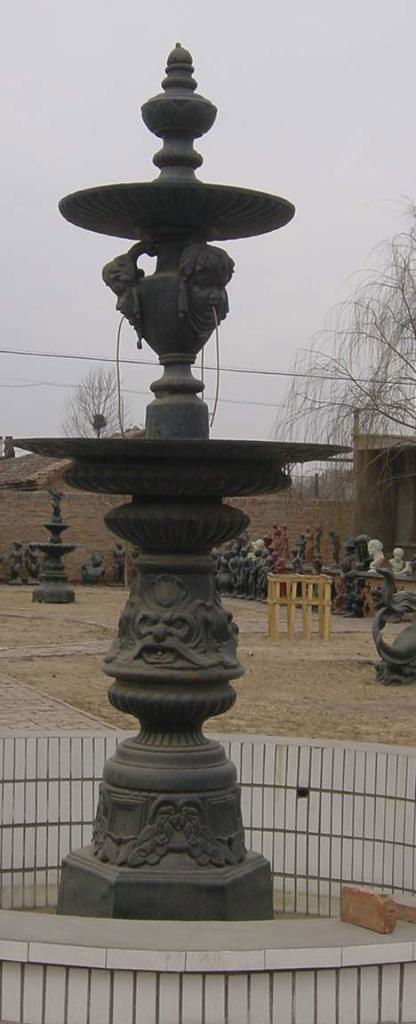 cast iron fountain 4