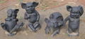 cast iron four season statue and animal statue 4