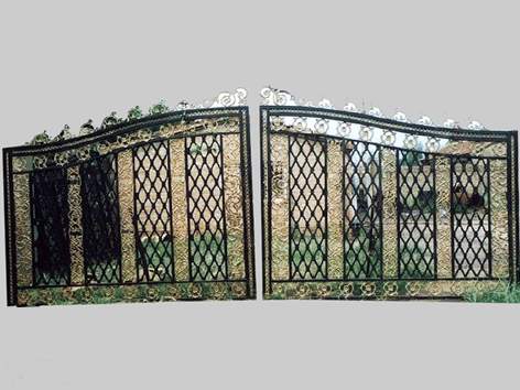 cast iron gate and fence 2