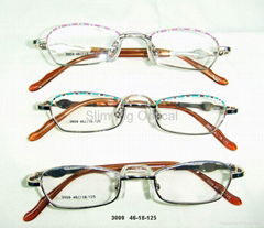 promotion kid stainless steel optical frames 3009