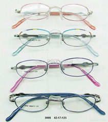 promotion kid stainless steel optical frames 3006