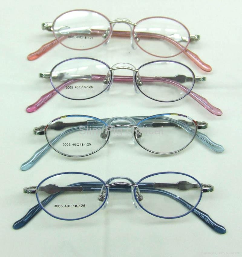 promotion kid stainless steel optical frames 3005
