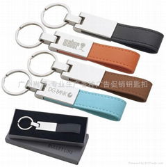 leather keychain