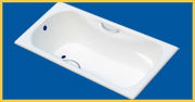 Enameled Cast Iron Bathtub