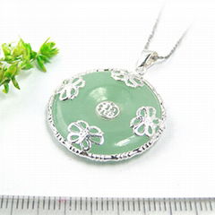 Jade Pendant with Chinese Character(Fortune)