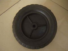 semi-pneumatic rubber wheel