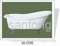 cast iron enamel bathtub