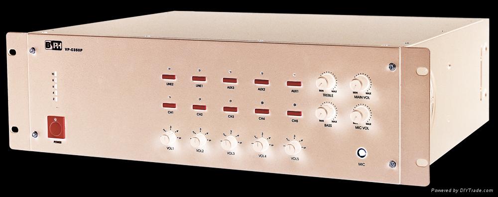 Combined Amplifier with 5 partitions