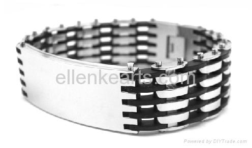 titanium and stainless steel bracelet 5