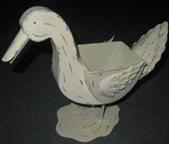 duck shap flowerpot