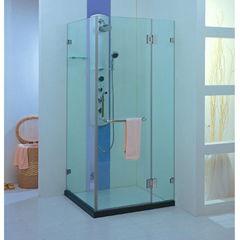 frameless shower room