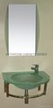 GLASS BASIN AND SINKS