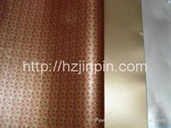 Golden embossing paperboard