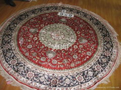 handmade silk carpet