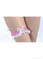 factory price Satin garter with lace