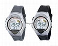 Automatic LCD Sports Wristwatches with 1.5 Seconds time error per24 Hours 5