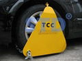 triangle wheel clamp with padlock