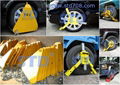 Car tire boot ,immobilizing wheel boot  4