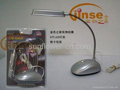 Telephone reading lamp