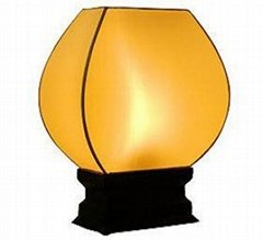 Yellow silk lantern