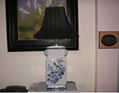 Table Lamp with Antique Style in Cubic