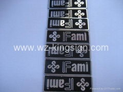 aluminum label/milling aluminum label