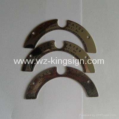 steel label/tag/pins/patch