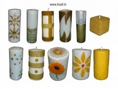 Pillar Candles from India 4u Brand