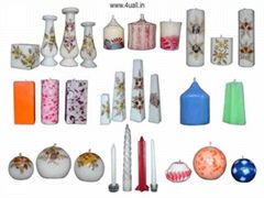 Pillar Candles from India 4u Brand