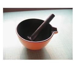 cast iron mortar & pestle 2