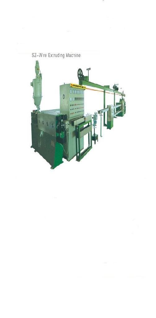Cable machinery:  wire extruding machine 2