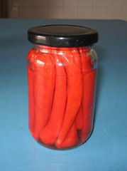 chili in glass jar