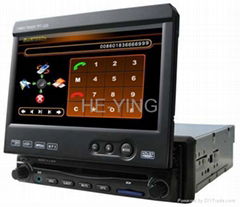 1 Din 7" inch Car DVD player (GPS / IPOD / Bluetooth full function)