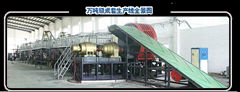 tire recycling machinery