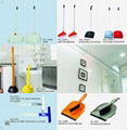 plastic water jug and dustpan, brush and tool box 2