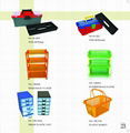 plastic water jug and dustpan, brush and tool box 4