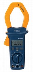 Auto-range AC Clamp Multimeter with Thermometer 