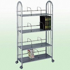 metal shelves