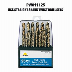 HSS Straight Shank Twist Drill Sets