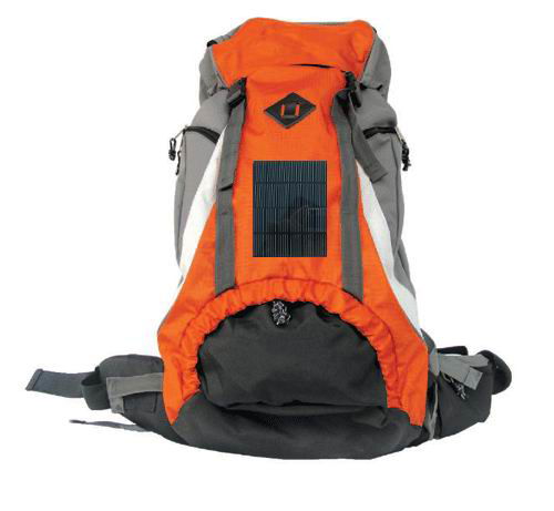Backpack with solar charger 2
