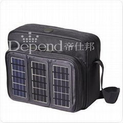 solar laptop bag  10W,8000mA battery