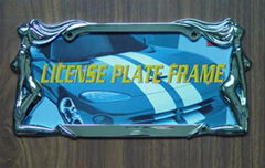 USA license plate frame 