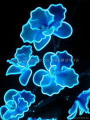 Patent LED glow mesh flower craft