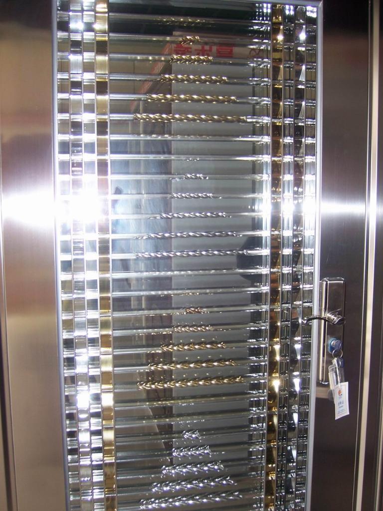 stainless steel door