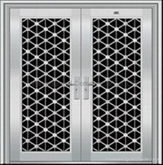 stainless steel door