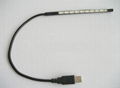 10pcs snake USB LED light 2