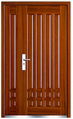 steel wood door