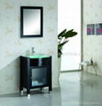 Small Glass Tops Bathroom Vanities X-037 1