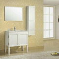 Modern Bathroom Vanity with Line Cabinet