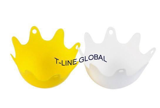 SILICONE EGG POACHER/EGG RING 2